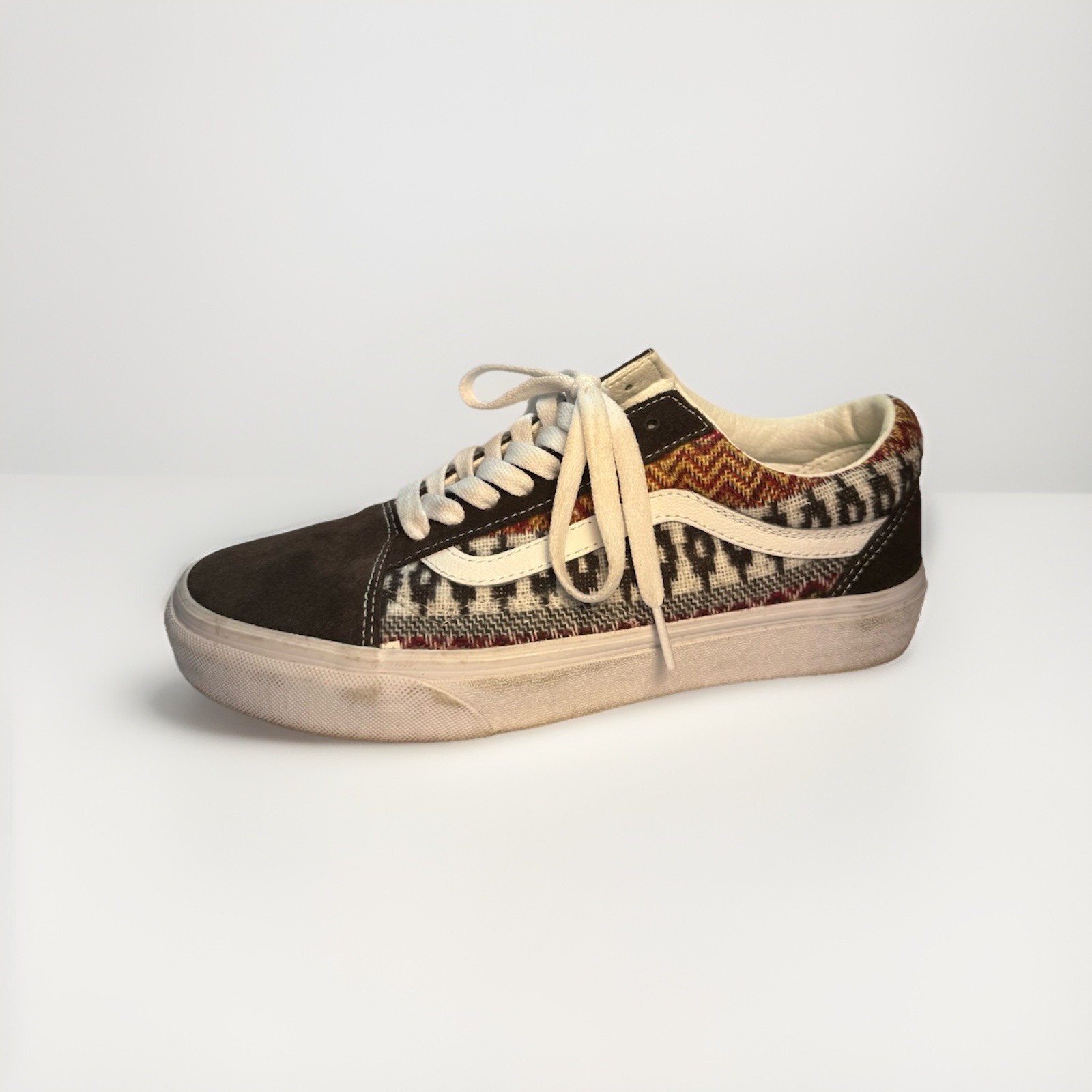 VANS Old Skool Multicolor Geometric Pattern Low T… - image 4