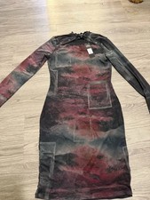 Fashion Nova Dress Multicolor Medium 055