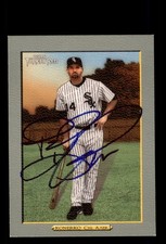 Signed Baseball Card Auto Paul Konerko 2006 Topps Turkey Red #331 White Sox