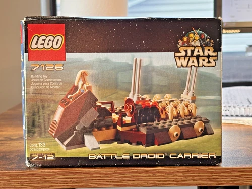 LEGO Star Wars: Battle 7126 Droid Carrier Rare & Vintage 2001 Episode 1 NISB