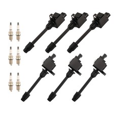 Ignition Coil Spark Plug Set For Infiniti I30 Nissan Maxima 3.0l 2000-2001