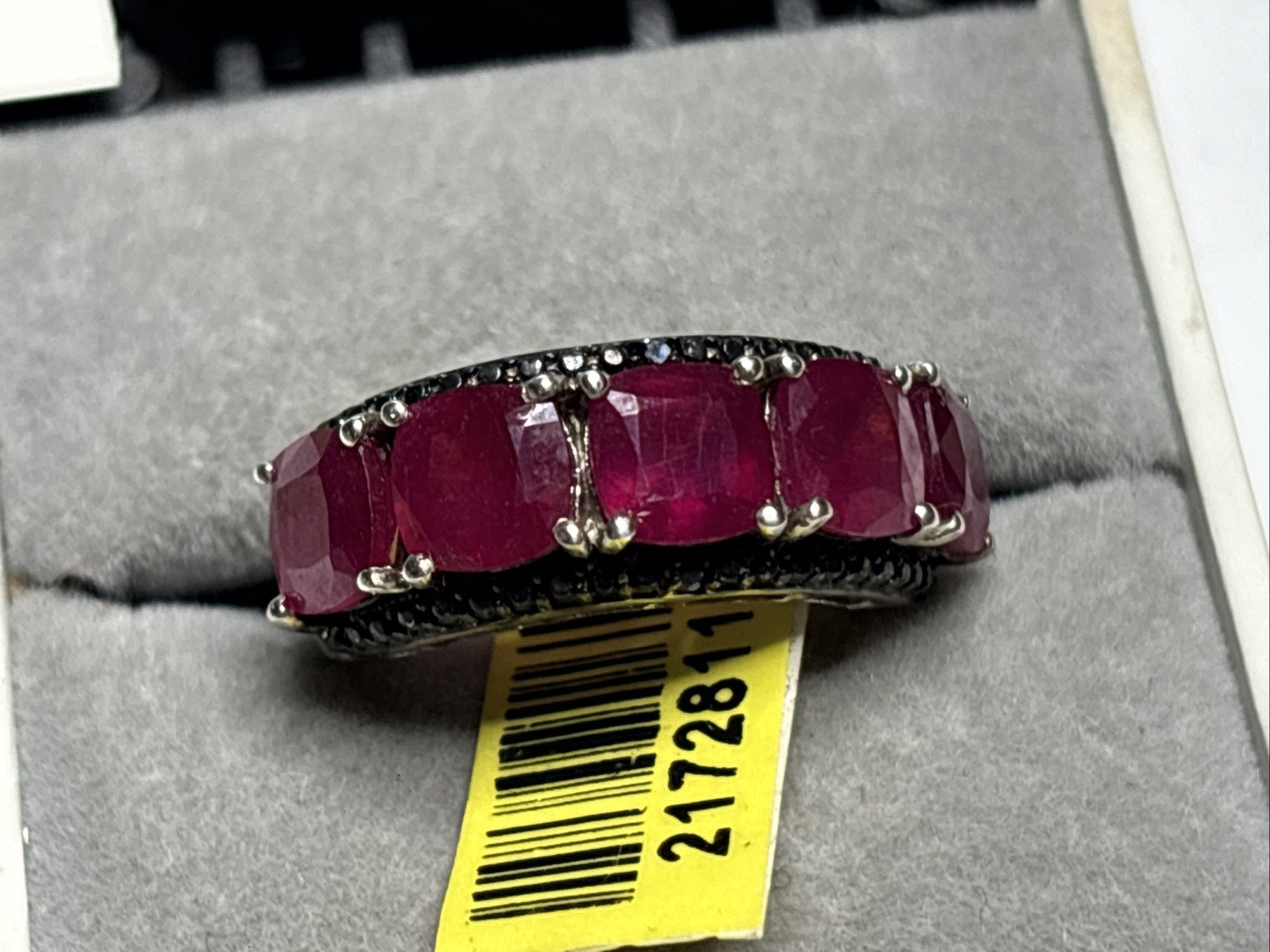 Chuck Clemency Signed STS Ruby Gemstone Sterling … - image 1