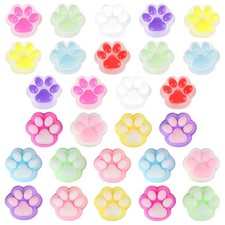28 Pcs Cat Paw Squishies Mini Paw Mochi ToysStress Relief Fidget Toys for Kid...