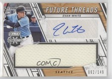 2019 Elite Extra Edition Future Threads Signatures Black Evan White Auto 0ko