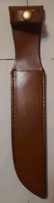 Sheath Brown Leather Fits Most Blades Up To 7 1/4 Inches SHE-6600 Heavy Duty