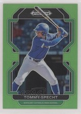 2022 Panini Prizm Draft Picks Lime Green Prizm 4/75 Tommy Specht #PDP169 0u66