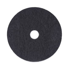 Boardwalk Stripping Floor Pads, 20" Diameter, Black, 5/Carton 