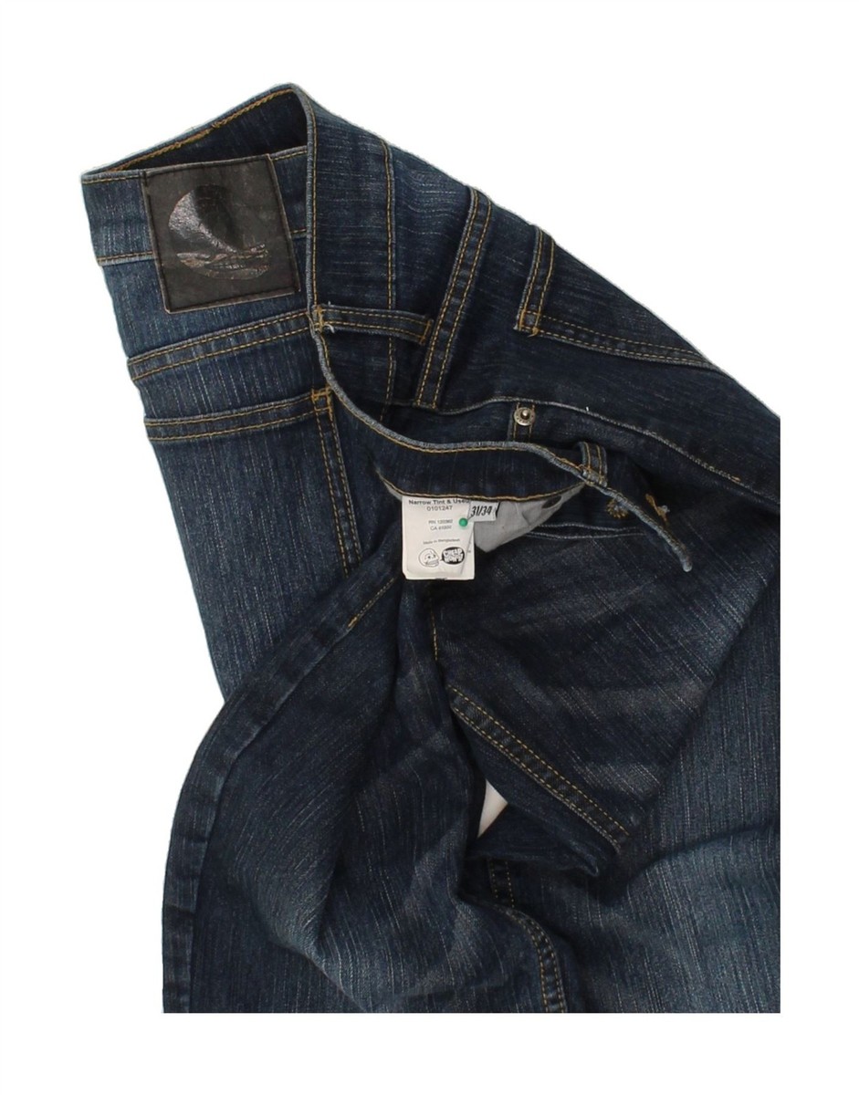 CHEAP MONDAY Mens Skinny Jeans W31 L29 Navy Blue Cotton FJ05 View 3
