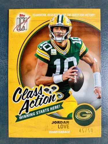 2025 Topps Signature Jordan Love Orange (RAW)