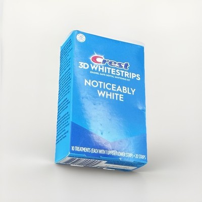  NIB Crest 3d whitestrips noticeably white 20 strips each (bundle 2 Boxes)