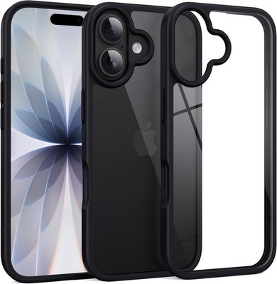 Shockproof Clear Case for iPhone 17, Hard Clear Back Four Corner Airbags Cover