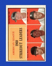 1961 Topps Set-Break # 50 AL Strikeout Leaders EX-EXMINT *GMCARDS*