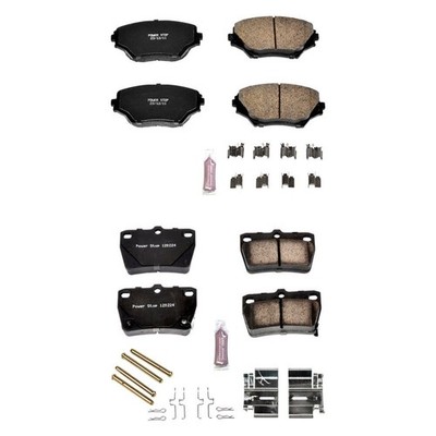 For Toyota RAV4 04-05 Brake Pad Set Z23 Evolution Sport Performance Carbon-Fiber