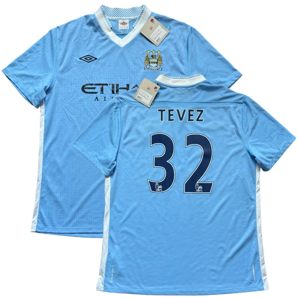 Manchester City Size XL International Club Soccer Fan Jerseys for