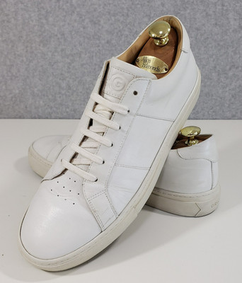 Greats Brooklyn The Royale Blanco Men's White Italy Leather Sneakers Size 10.5