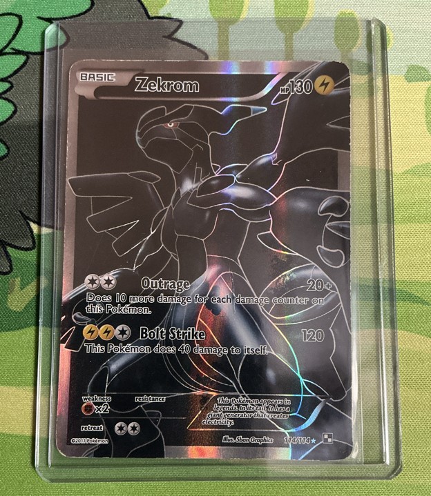 Zekrom (114 Full Art) 114/114 Black & White Holo