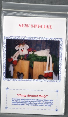 Sew Special Pattern HANG AROUND RUDY Sewing Christmas Reindeer Rudolph