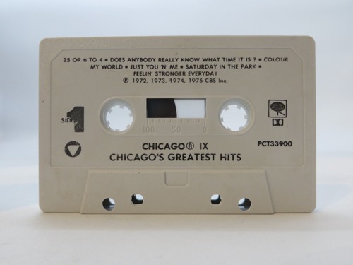CHICAGO IX - Greatest Hits (Cassette Tape, 1975) Columbia Records *411 - Picture 3 of 4