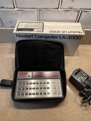 Nixdorf Computer LK-3000 English Italian Translation Tested Works USA Vintage