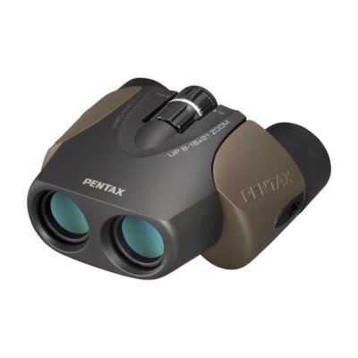 PENTAX Porro Prismenfernglas UP 8-16x21 braun Bak4 Full Multi Coating 61962 NEU