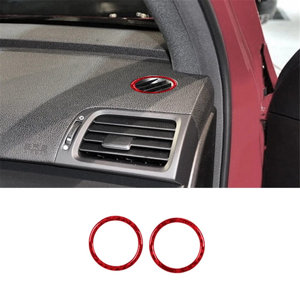 37X Kit completo de fibra de carbono rojo interior cubierta pegatina para Acura TSX 2009-14 Foto 4 de 4