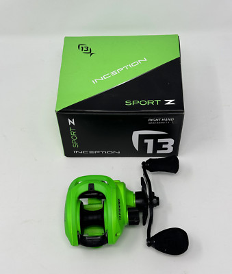 13 FISHING ** INCEPTION SPORT Z ** 7.3:1 RIGHT HAND BAITCAST REEL '' NEW ''