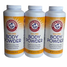 Arm  Hammer Talc-Free Odor Control Body Powder Set of Three 3 5 oz Each