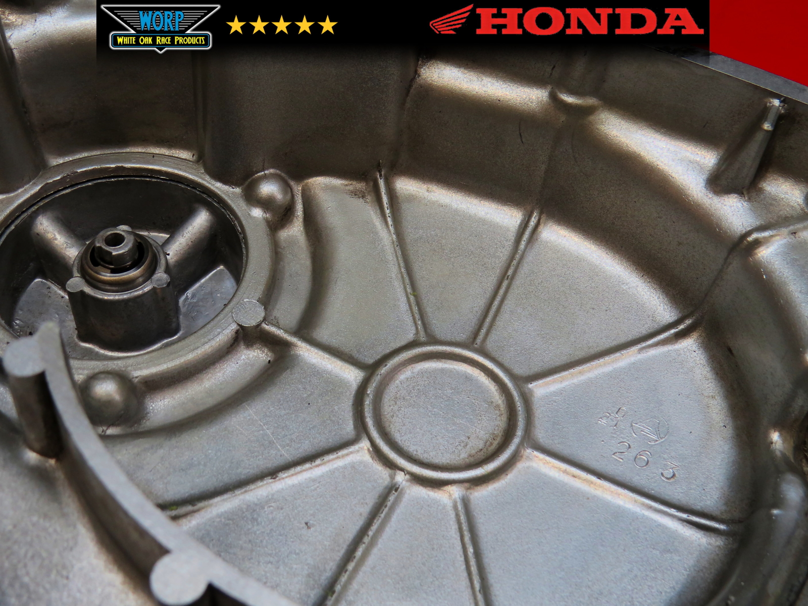 19691973 HONDA CL175 CB175 SL175 SCRAMBLER CLUTCH COVER HOUSING RIGHT