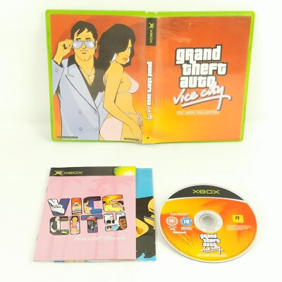 Grand Theft Auto Vice City Xbox Original Collection Complete PAL UK
