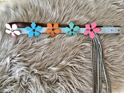 Hippie-Leder-Gürtel Pepe Jeans- 80
