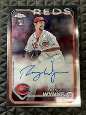 2024 Topps Chrome Baseball Randy Wynne RC On Card Auto #RA-RW Cincinnati Reds