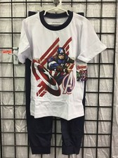 Marvel Kids Captain America 2 Piece Pajama Set Size 10