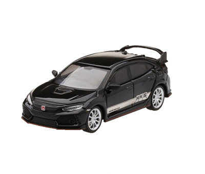 MINI GT 97 Honda Civic Type R FK8 HKS Black 1:64 Scale Model Car