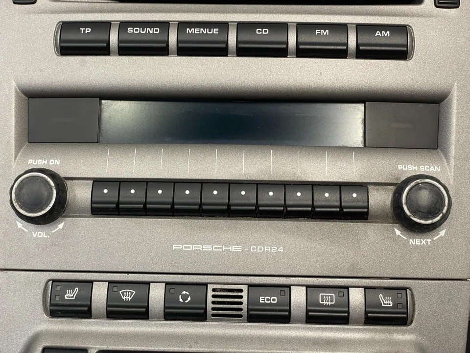 Radio CD HVAC 2005-2008 Porsche Boxster calefacción temperatura interruptor climático 1555 OEM Foto 3 de 4