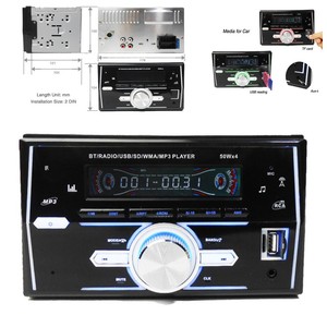 12v 2din 7 Color Car Radio Stereo Usb Sd Fm Bluetooth Audio Head
