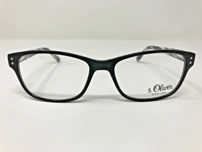 S. Oliver Eyeglasses Frame Germany 94753 677 53-16-135 Black/White Adult KL53