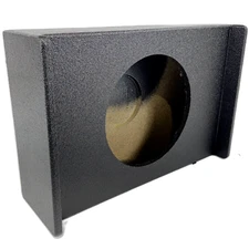 BASS 10 Inch Sealed Shallow Truck Subwoofer Box Enclosure | Down Fire Slim 10"