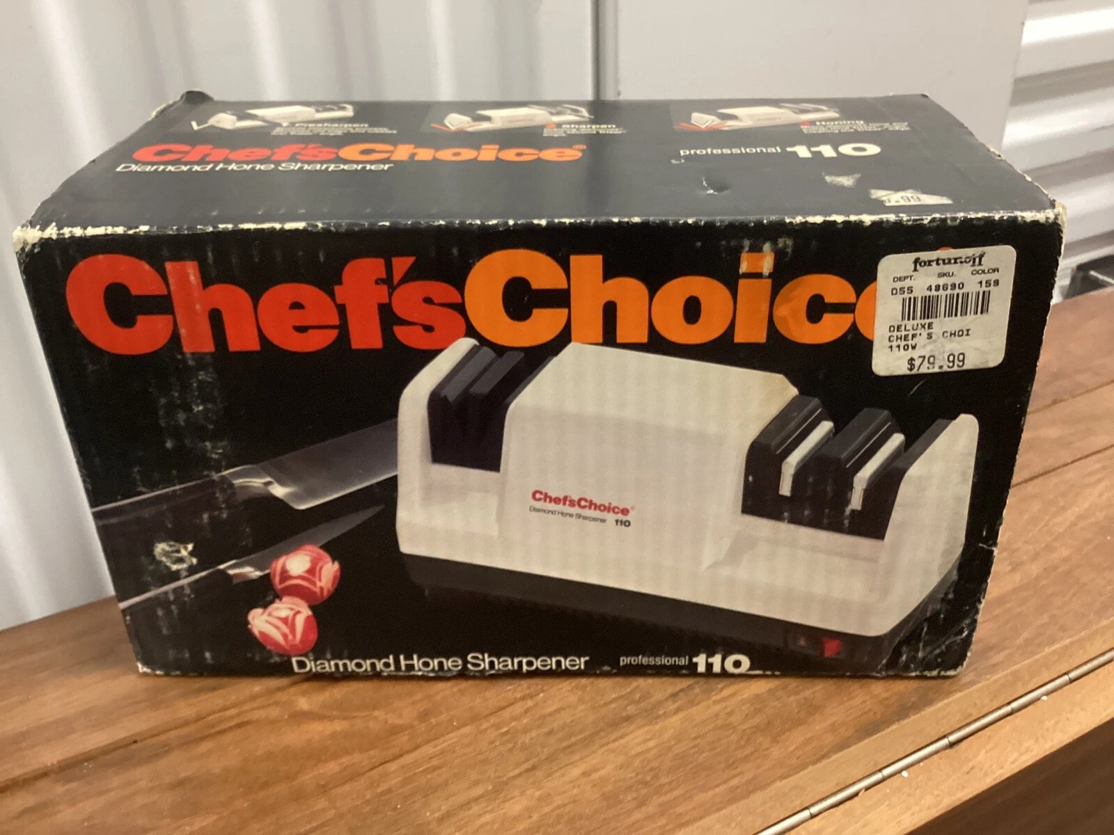 VINTAGE CHEF’S CHOICE DIAMOND HONE SHARPENER