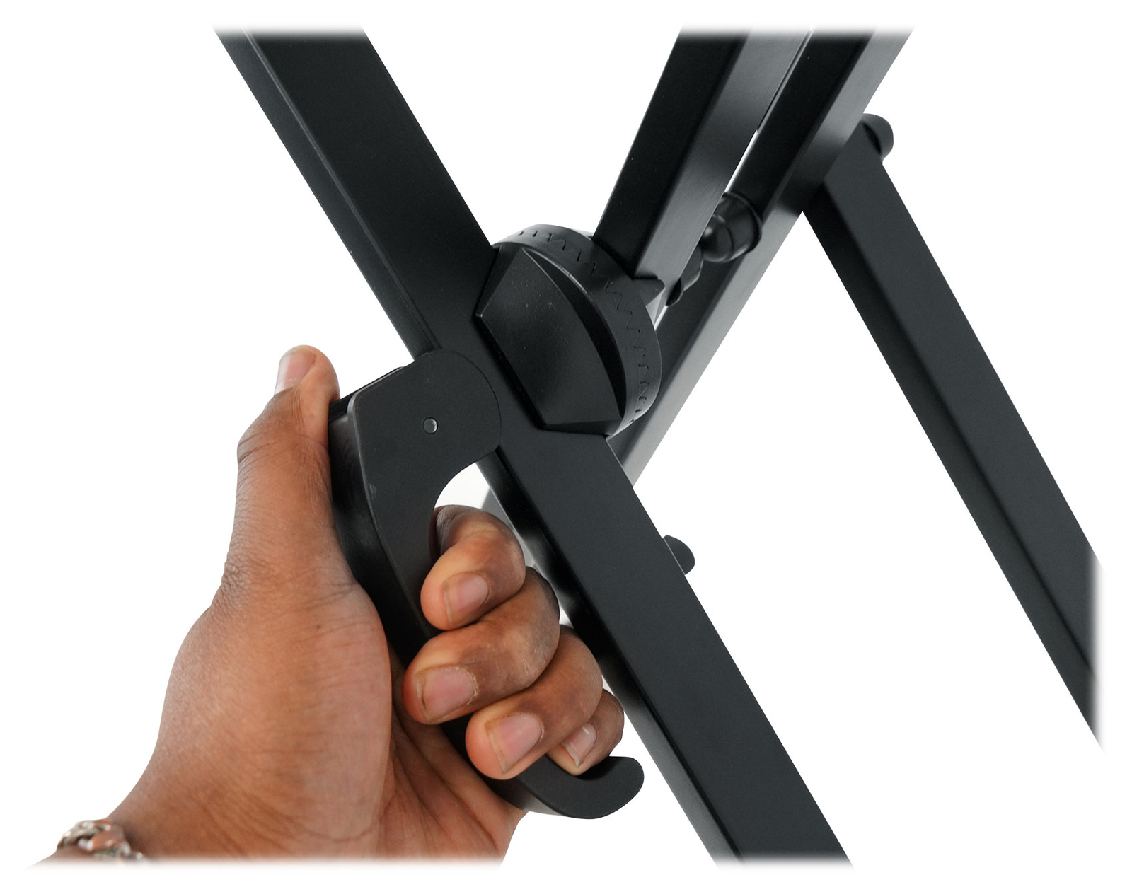 Rockville RKS42X X-Stand 2-Tier Keyboard or DJ Stand Fits Dexibell VIVO P7