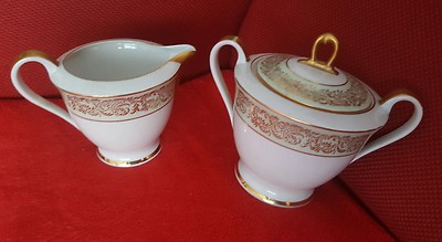 Chastagner & Cie Limoges - Milchkännchen und Zuckerdose 