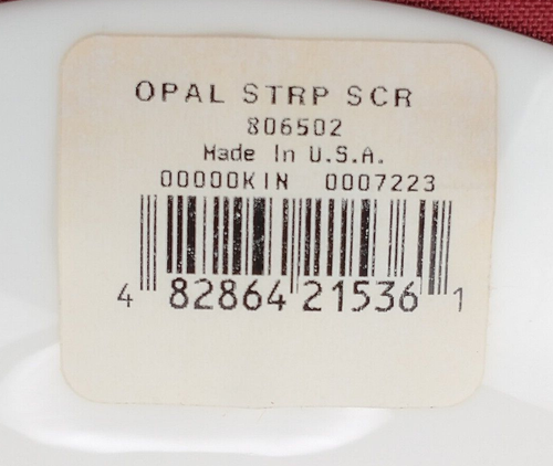 NWT Authentic Lenox Opal Innocence Stripe Bone China 6" Saucer - Production 2013 - Picture 3 of 3