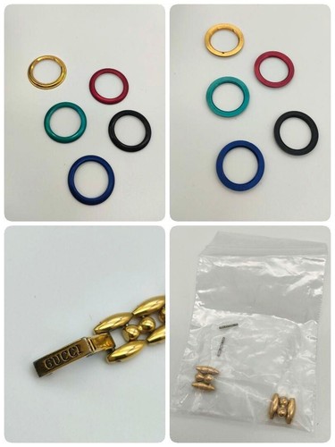Gucci Change Bezel 6 Colors Gold White Women Watch - Imagen 12 de 15
