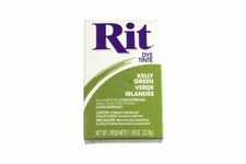 Rit Dye Powder Kelly Green Clothing, Fabric, Plastic, All Purpose Dye Ritdye 