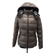 Closed Women's Grey Quilted Down Jacket Size S