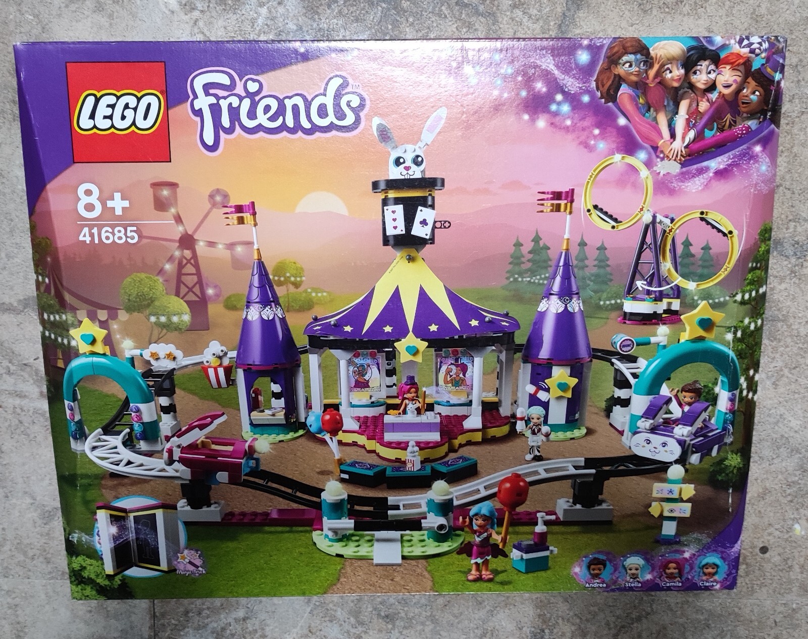 Lego Friends 41685 Les Montagnes Russes Fête Foraine Magique, boîte neuve scellée