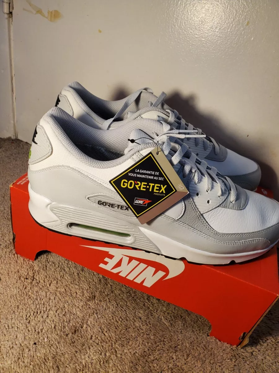 Nike Air Max 90 GORE TEX Waterproof DJ9779 003 White Grey Fog Men s 13 New