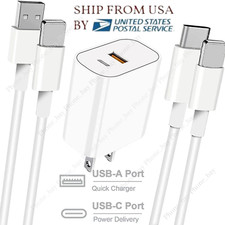 PD 20W Fast Wall Charger Power Adapter For iPhone 13 12 Pro Max XR XS Max 8 LOT