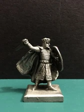 Rawcliffe Pewter Arthurian Emperor Lucius Knight Diorama Miniature Figurine AD&D