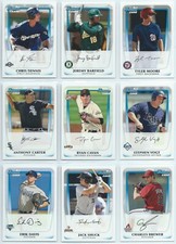 2011 Bowman Prospects Paper You Pick the Card Complete Your Set