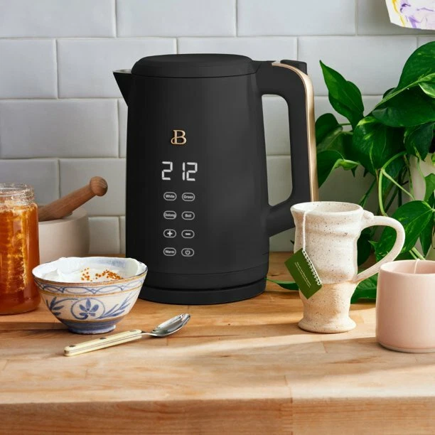 Beautiful 1.7L One-Touch Electric Kettle Touchscreen Display Keep Hot Mode